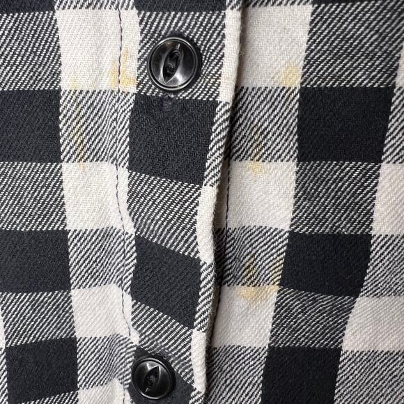 Madewell Women's Checkered Button Down Shirt Size S - Picture 4 of 5